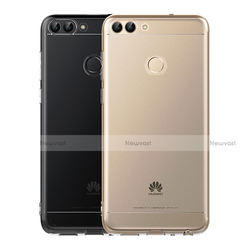 Ultra-thin Transparent TPU Soft Case Cover for Huawei Enjoy 7S Clear