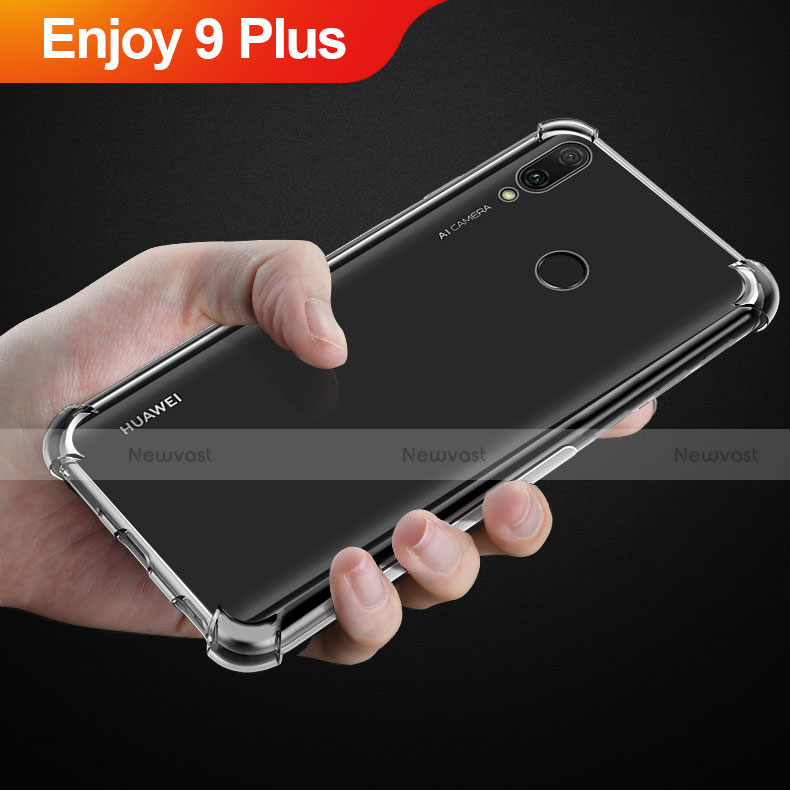 Ultra-thin Transparent TPU Soft Case Cover for Huawei Enjoy 9 Plus Clear