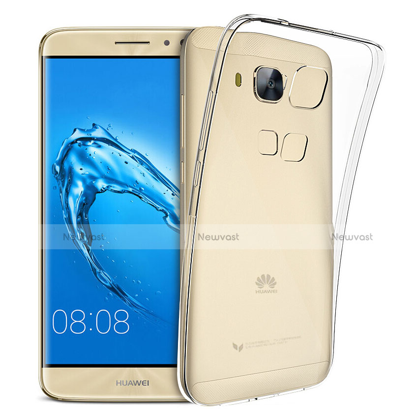 Ultra-thin Transparent TPU Soft Case Cover for Huawei G9 Plus Clear