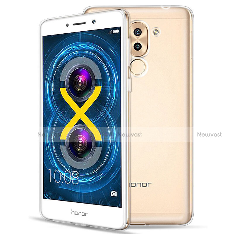 Ultra-thin Transparent TPU Soft Case Cover for Huawei GR5 (2017) Clear