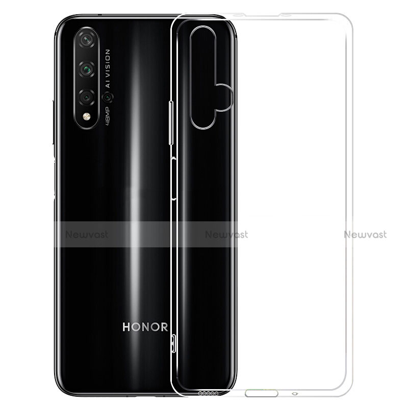 Ultra-thin Transparent TPU Soft Case Cover for Huawei Honor 20 Clear