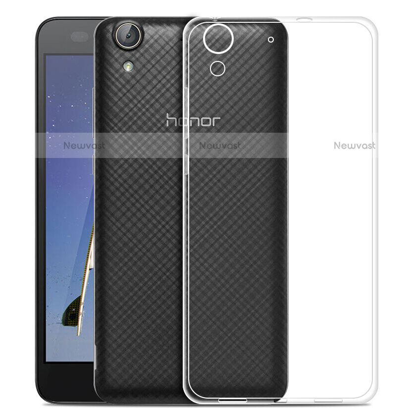 Ultra-thin Transparent TPU Soft Case Cover for Huawei Honor 5A Clear