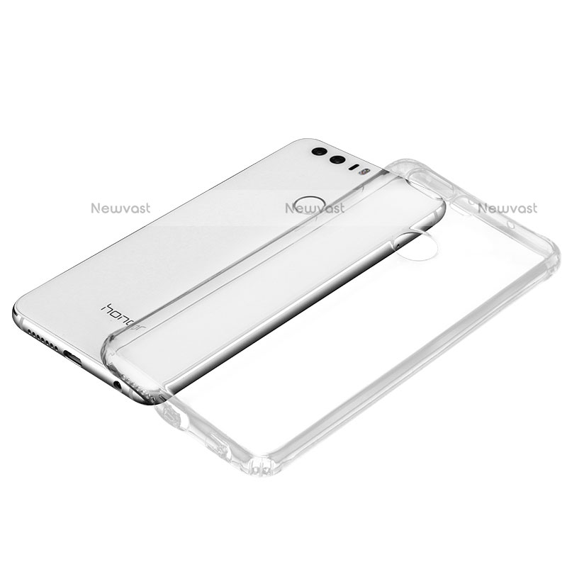Ultra-thin Transparent TPU Soft Case Cover for Huawei Honor 8 Clear