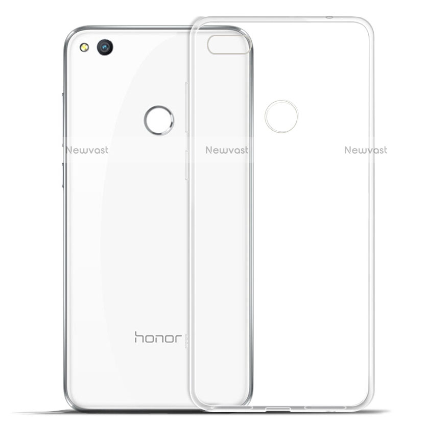 Ultra-thin Transparent TPU Soft Case Cover for Huawei Honor 8 Lite Clear