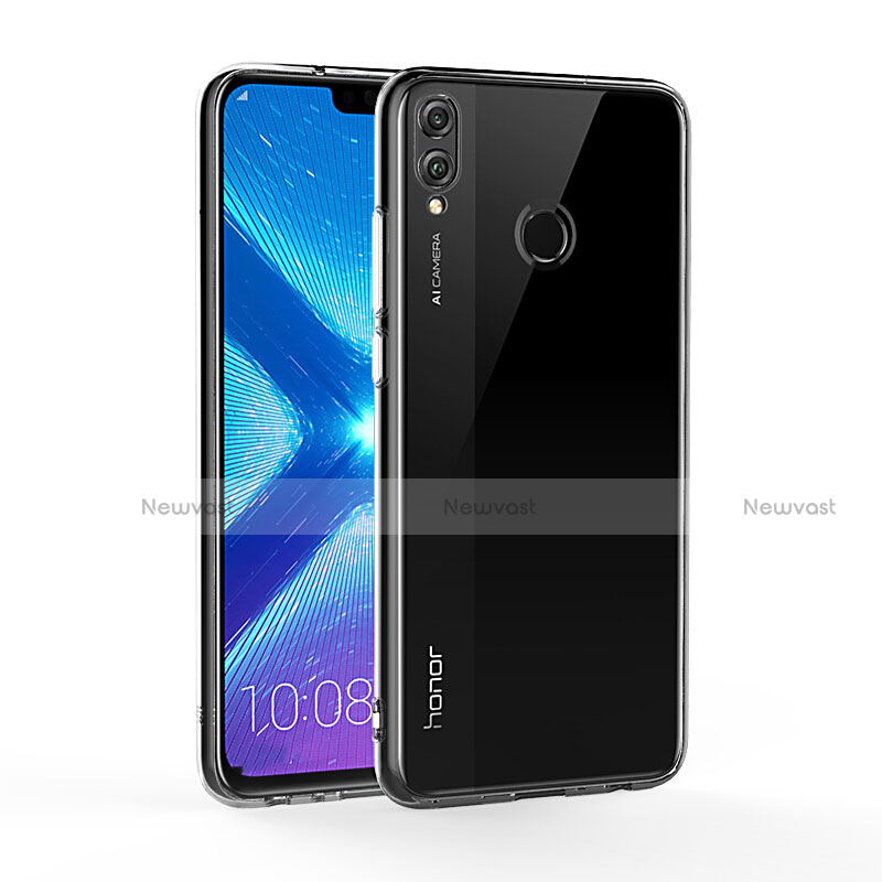 Ultra-thin Transparent TPU Soft Case Cover for Huawei Honor 8X Clear