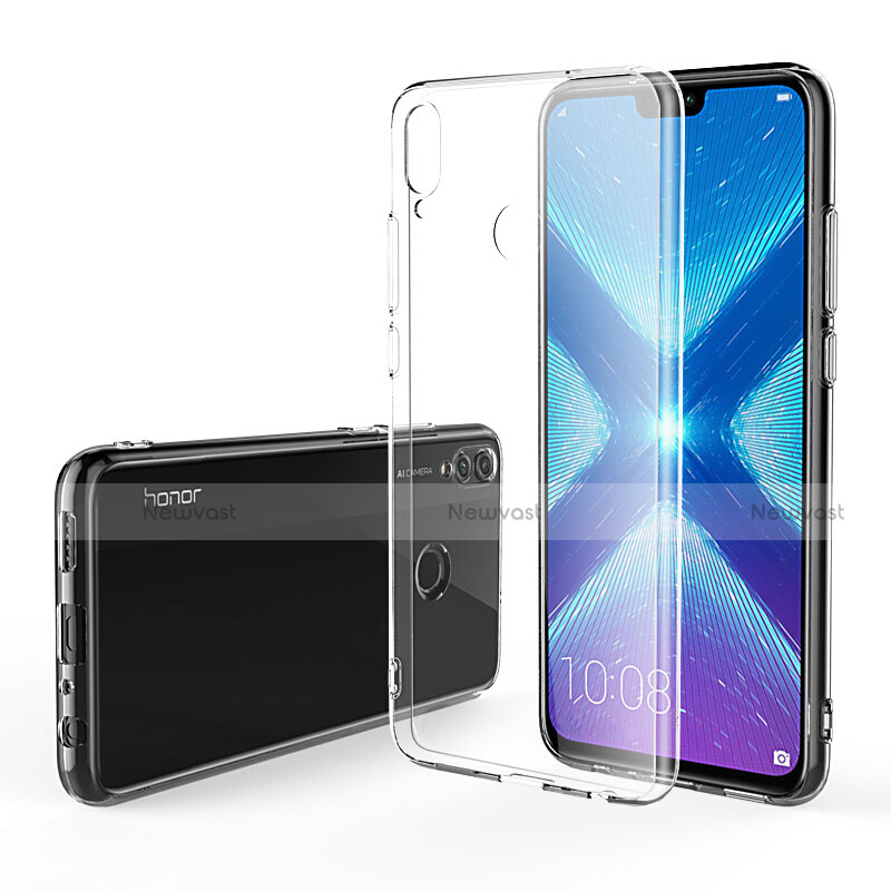 Ultra-thin Transparent TPU Soft Case Cover for Huawei Honor 8X Clear