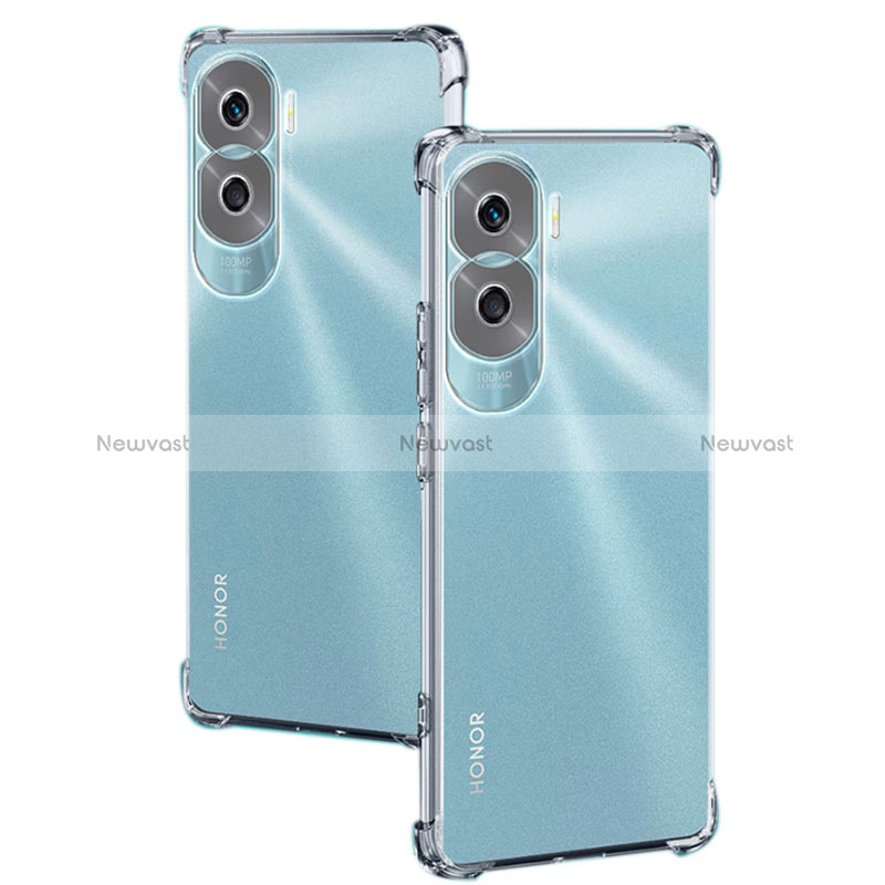Ultra-thin Transparent TPU Soft Case Cover for Huawei Honor 90 Lite 5G Clear