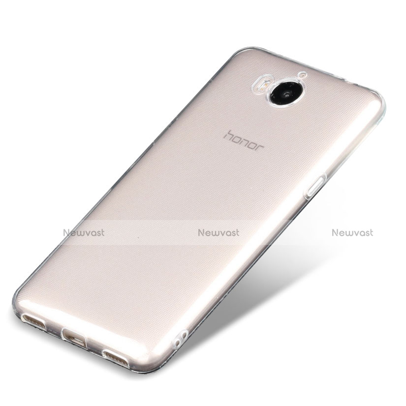 Ultra-thin Transparent TPU Soft Case Cover for Huawei Honor Play 6 Clear