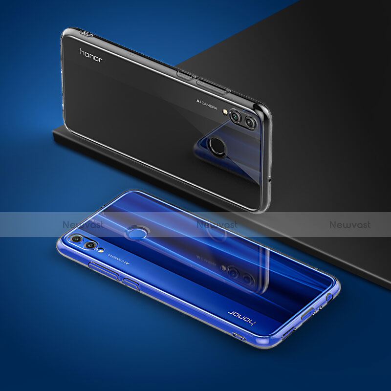 Ultra-thin Transparent TPU Soft Case Cover for Huawei Honor V10 Lite Clear