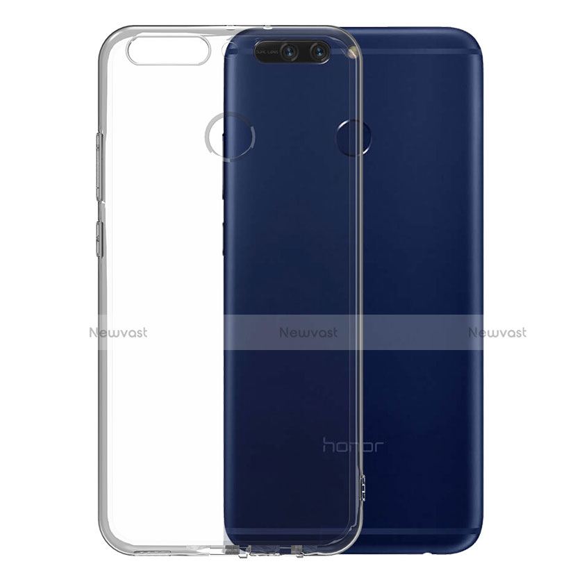 Ultra-thin Transparent TPU Soft Case Cover for Huawei Honor V9 Clear