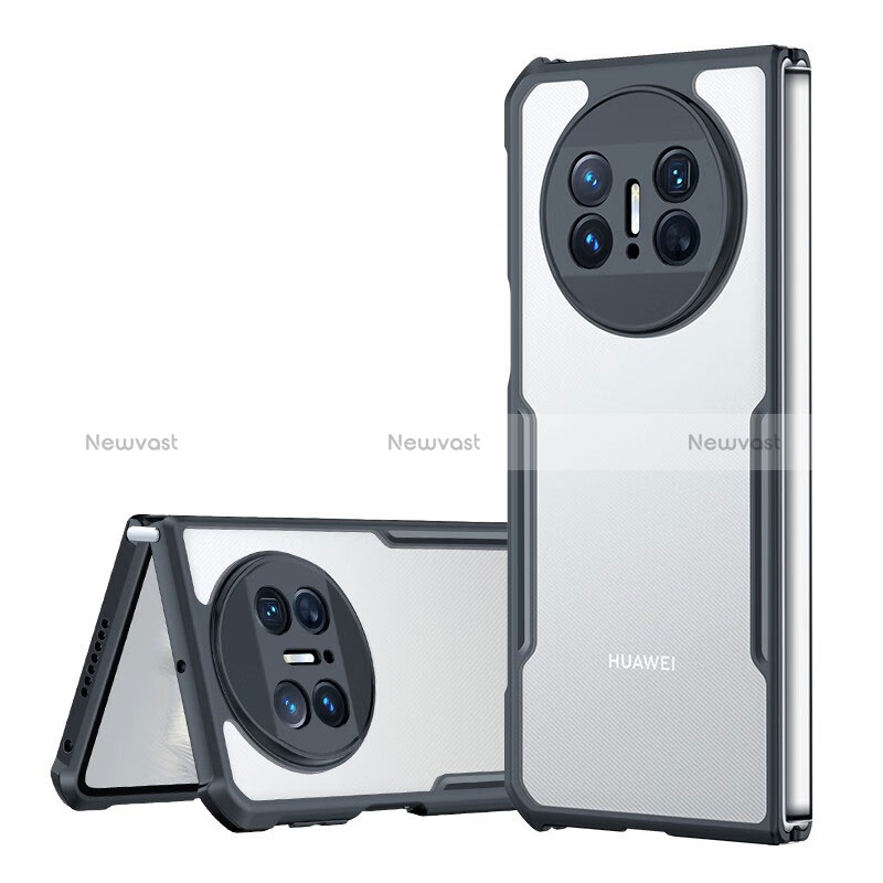 Ultra-thin Transparent TPU Soft Case Cover for Huawei Mate X5 Black