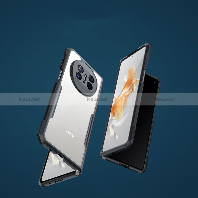 Ultra-thin Transparent TPU Soft Case Cover for Huawei Mate X5 Black