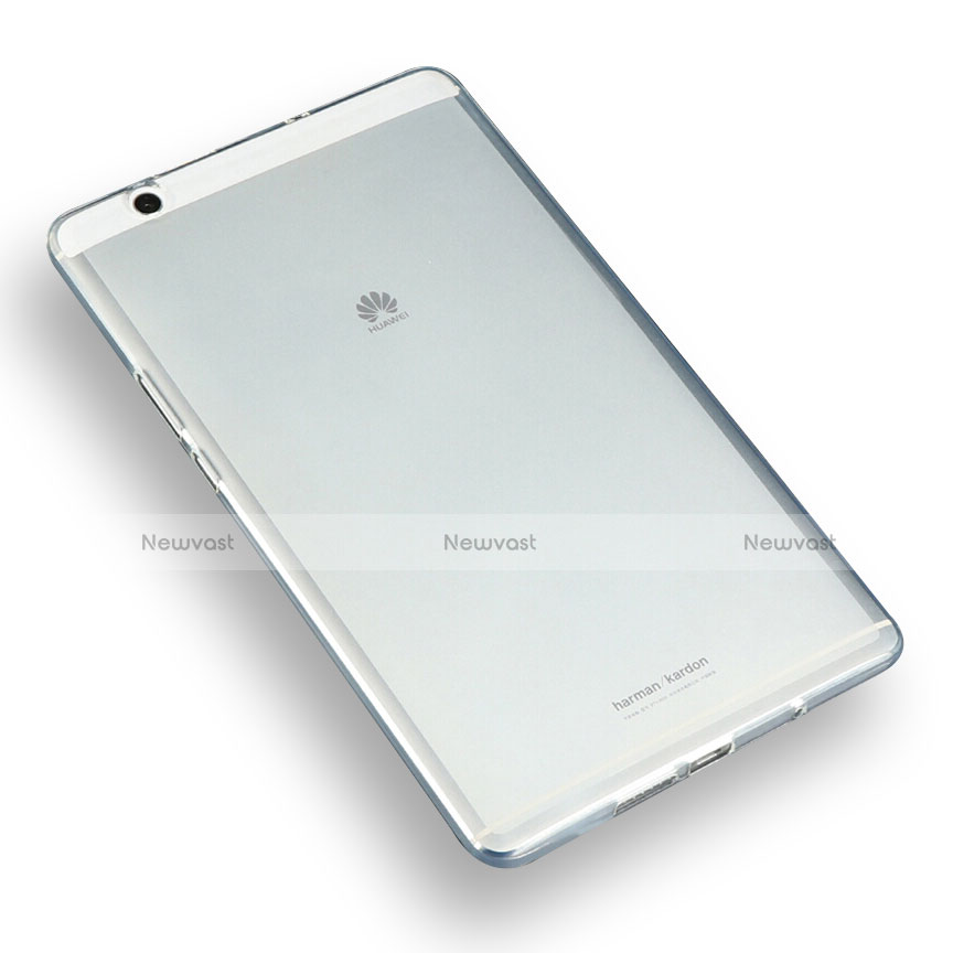 Ultra-thin Transparent TPU Soft Case Cover for Huawei MediaPad M3 Clear