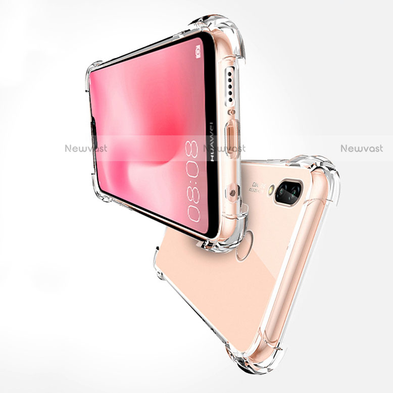 Ultra-thin Transparent TPU Soft Case Cover for Huawei Nova 3e Clear