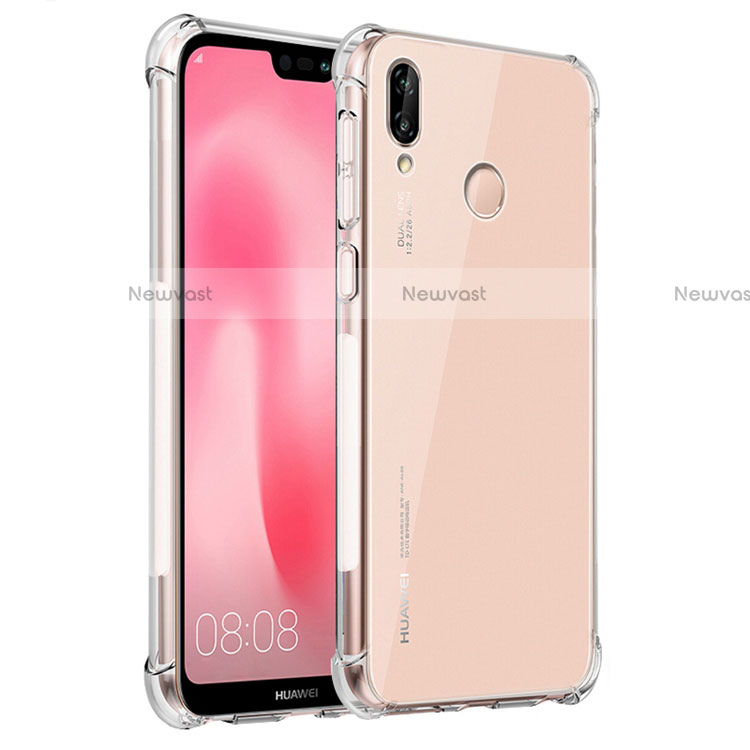 Ultra-thin Transparent TPU Soft Case Cover for Huawei Nova 3e Clear