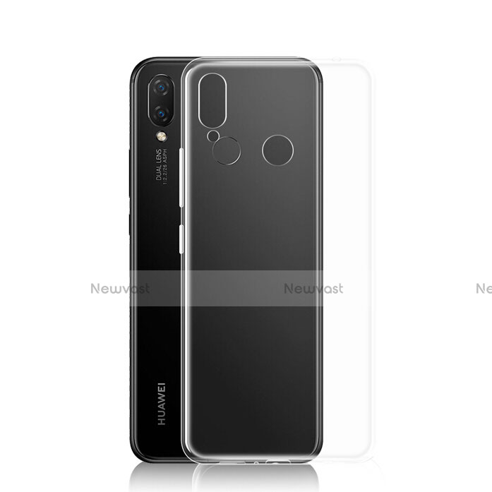 Ultra-thin Transparent TPU Soft Case Cover for Huawei P Smart+ Plus Clear