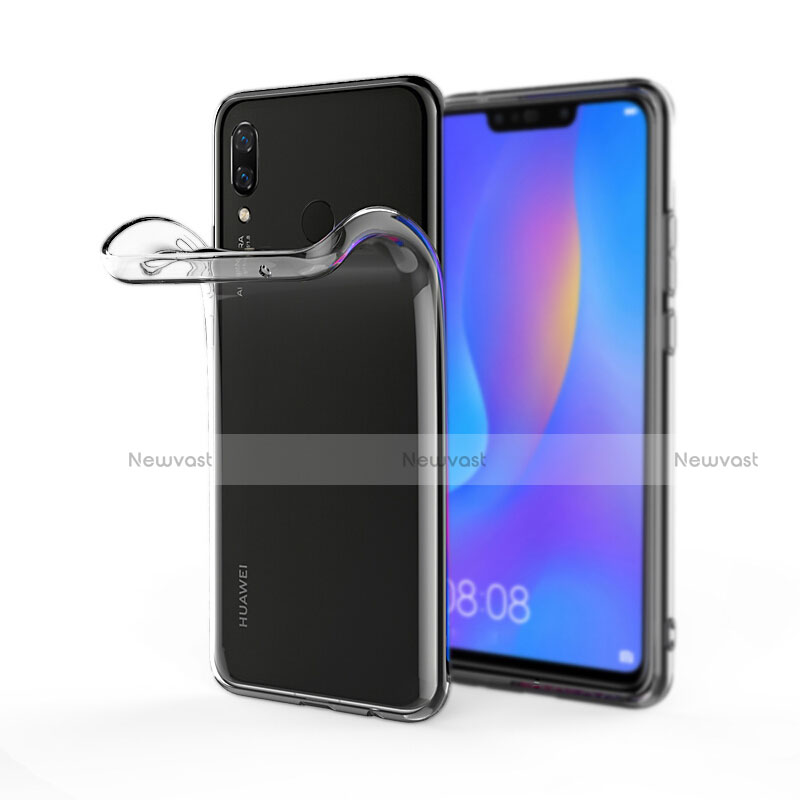 Ultra-thin Transparent TPU Soft Case Cover for Huawei P Smart+ Plus Clear