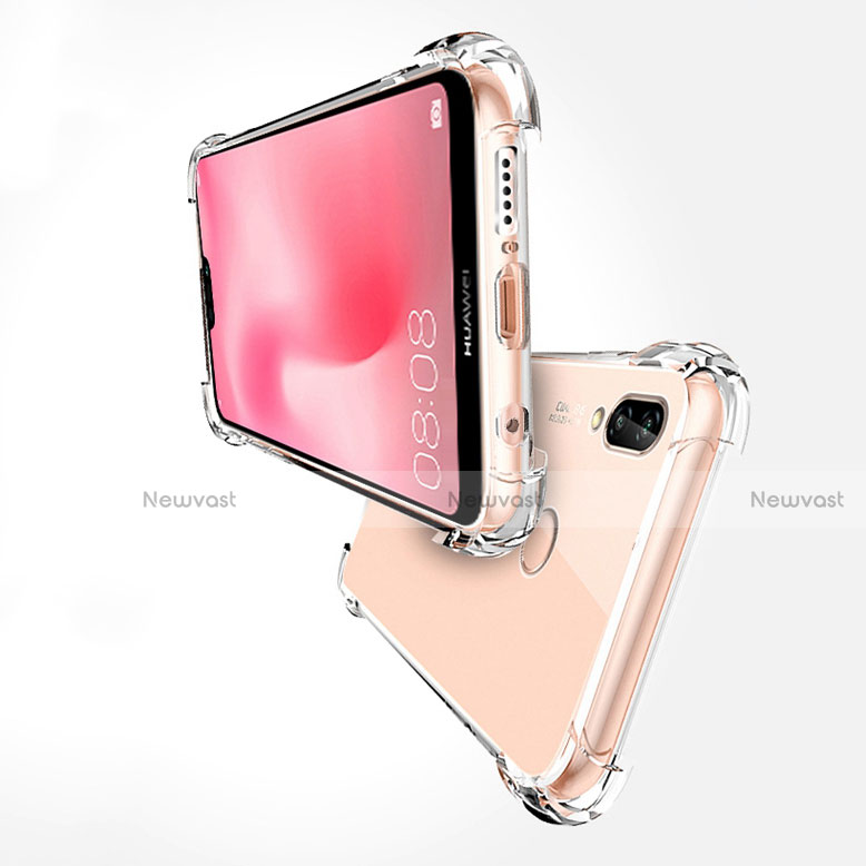 Ultra-thin Transparent TPU Soft Case Cover for Huawei P20 Lite Clear