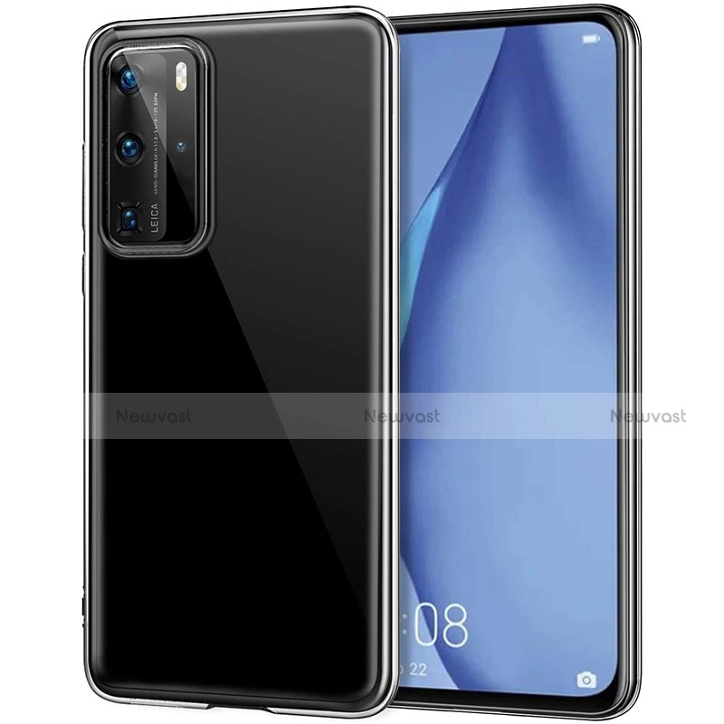 Ultra-thin Transparent TPU Soft Case Cover for Huawei P40 Pro Clear