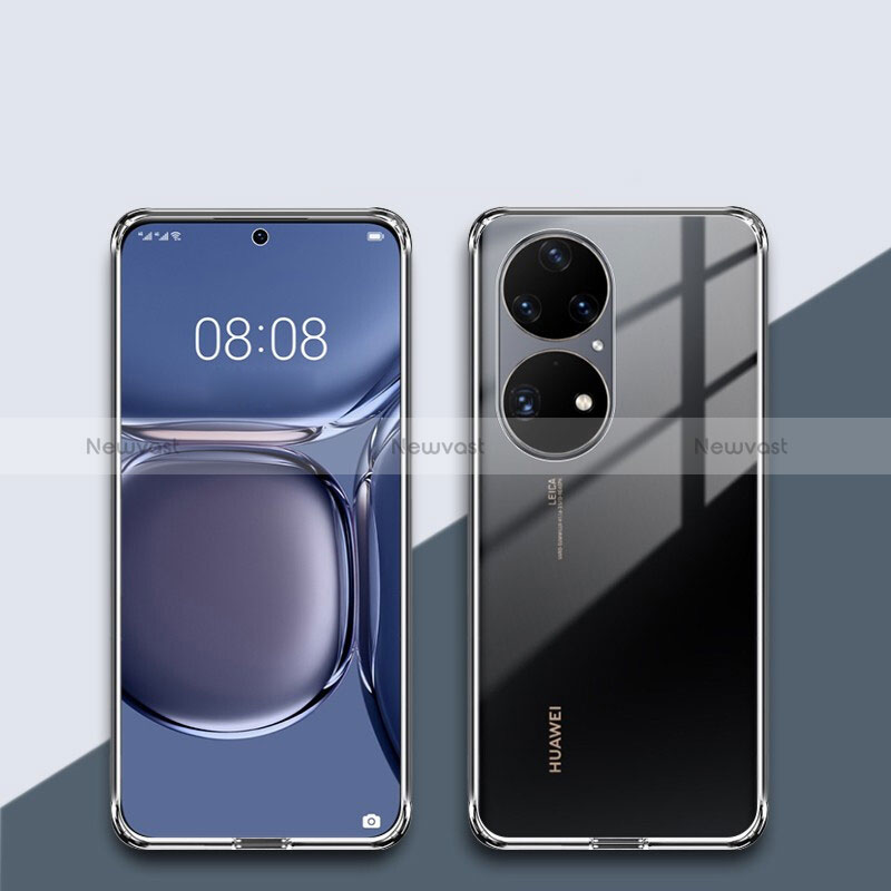 Ultra-thin Transparent TPU Soft Case Cover for Huawei P50 Pro Clear