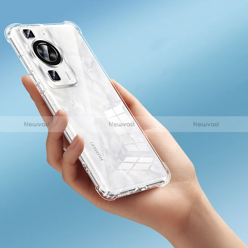 Ultra-thin Transparent TPU Soft Case Cover for Huawei P60 Pro Clear