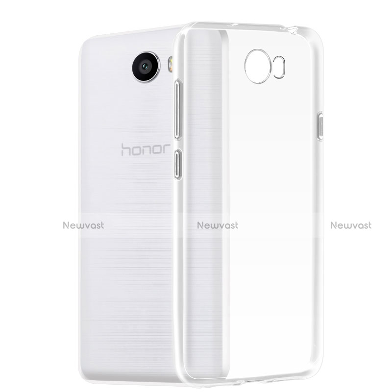 Ultra-thin Transparent TPU Soft Case Cover for Huawei Y5 II Y5 2 Clear