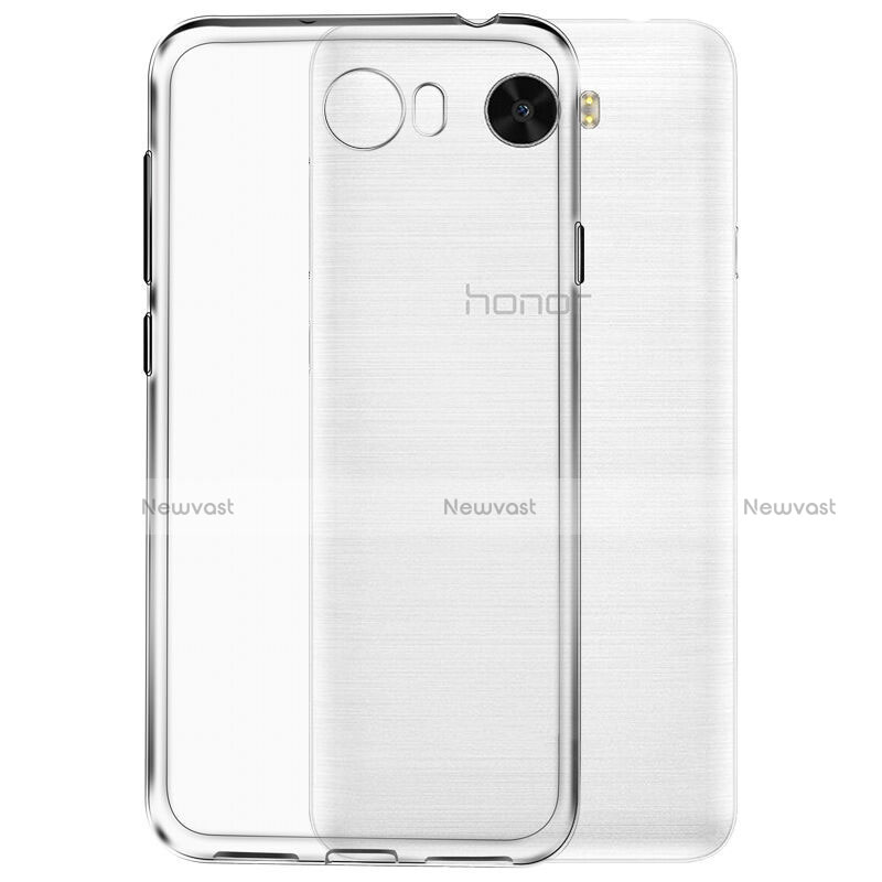 Ultra-thin Transparent TPU Soft Case Cover for Huawei Y5 II Y5 2 Clear