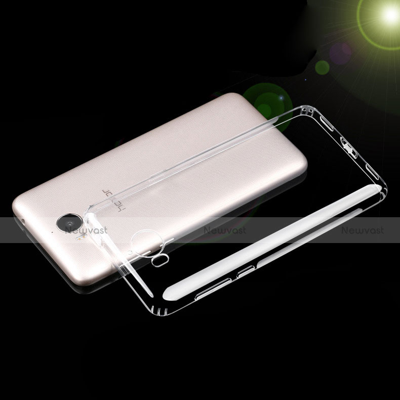 Ultra-thin Transparent TPU Soft Case Cover for Huawei Y6 (2017) Clear