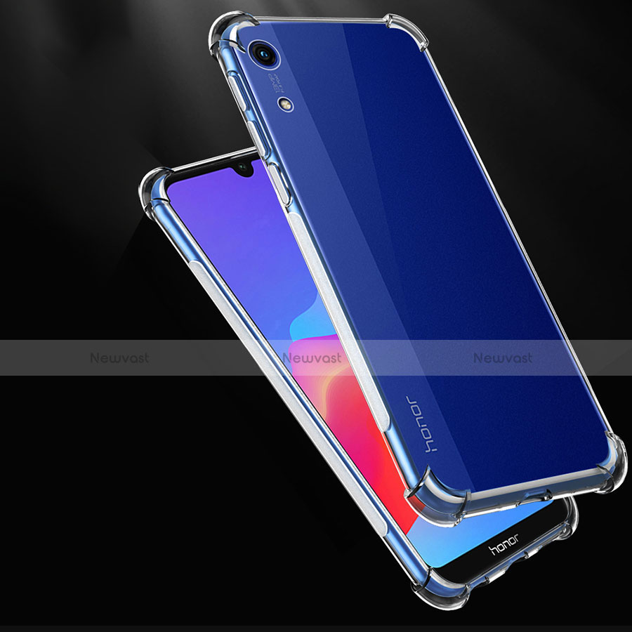 Ultra-thin Transparent TPU Soft Case Cover for Huawei Y6 Pro (2019) Clear