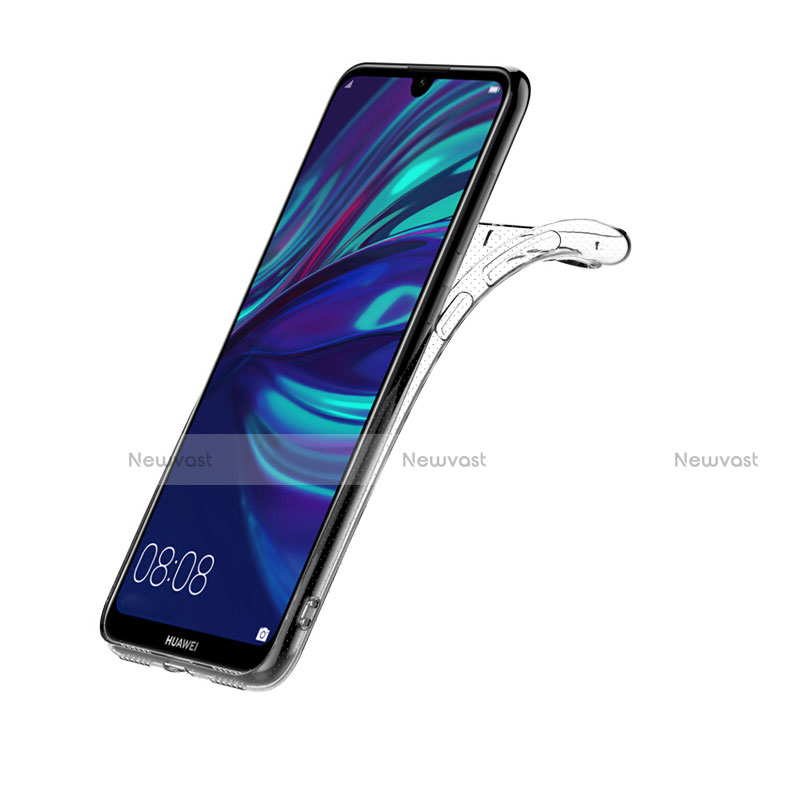 Ultra-thin Transparent TPU Soft Case Cover for Huawei Y7 (2019) Clear