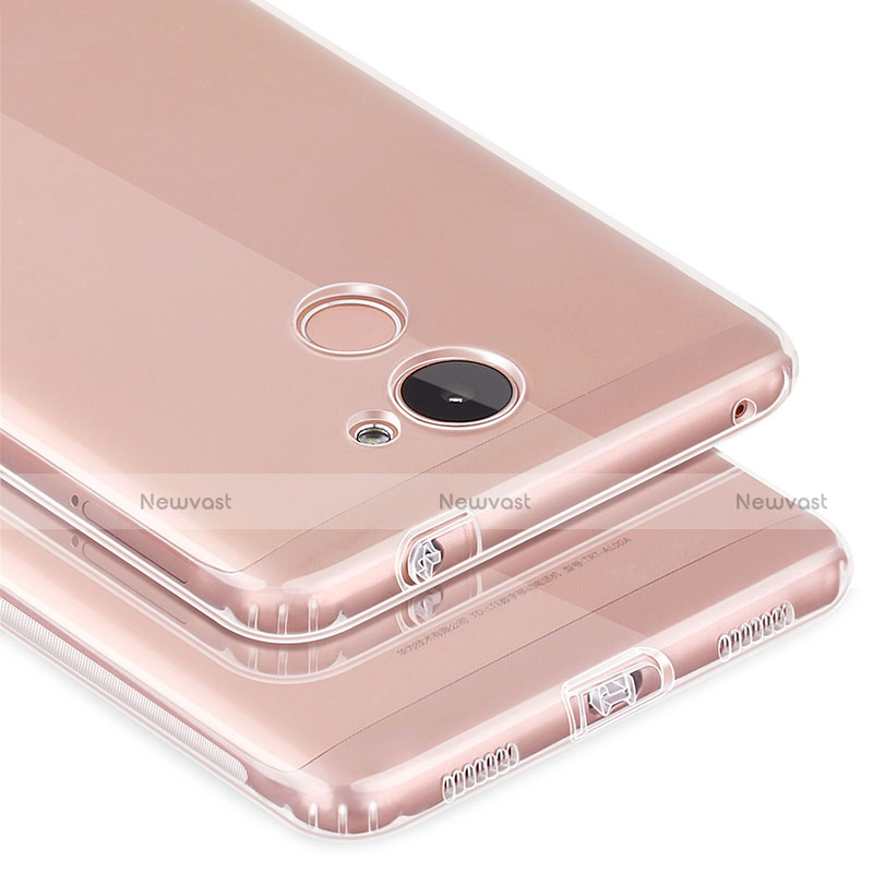 Ultra-thin Transparent TPU Soft Case Cover for Huawei Y7 Prime Clear