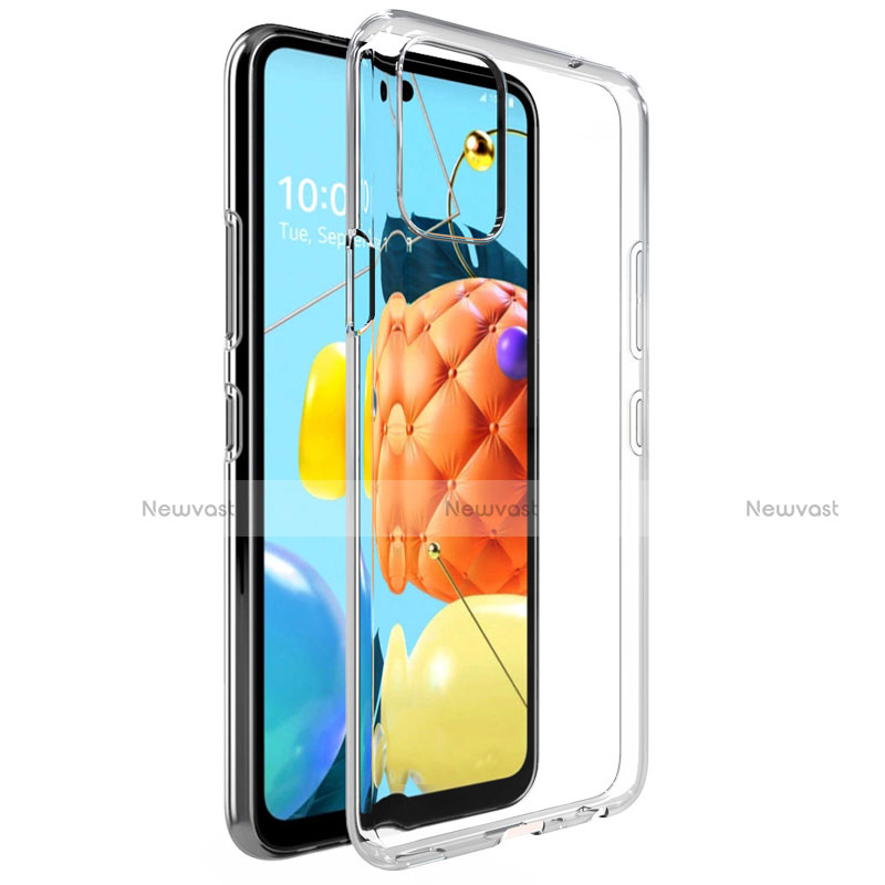 Ultra-thin Transparent TPU Soft Case Cover for LG K52 Clear