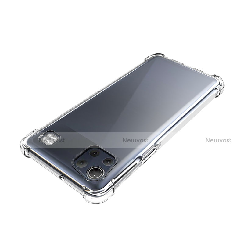 Ultra-thin Transparent TPU Soft Case Cover for LG K92 5G Clear