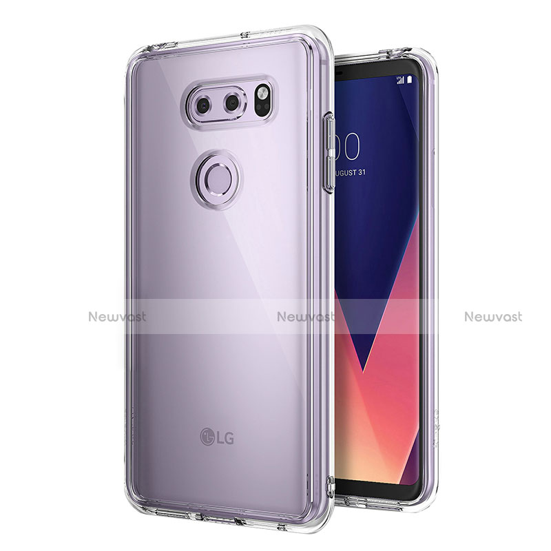 Ultra-thin Transparent TPU Soft Case Cover for LG V30 Clear