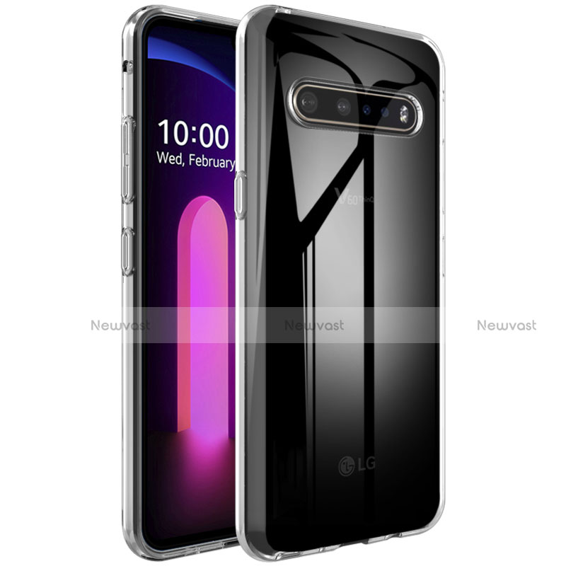 Ultra-thin Transparent TPU Soft Case Cover for LG V60 ThinQ 5G Clear
