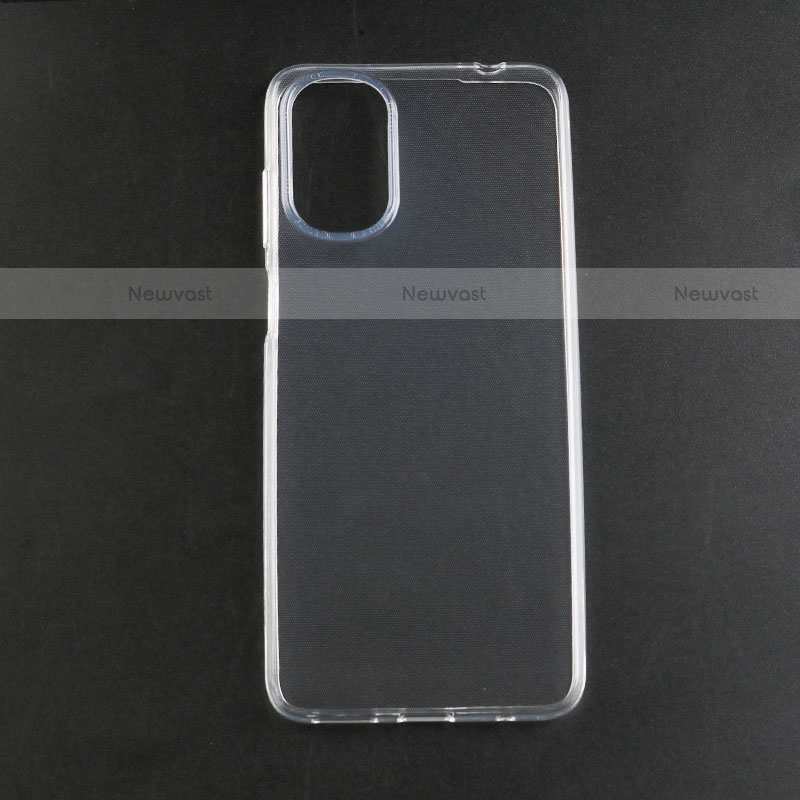 Ultra-thin Transparent TPU Soft Case Cover for Motorola Moto E32 Clear