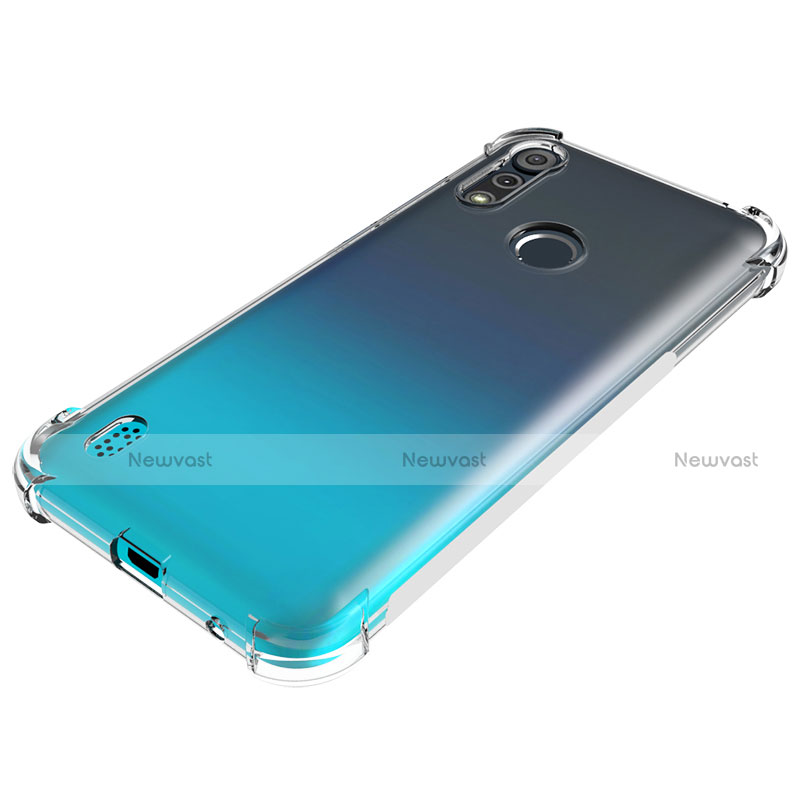 Ultra-thin Transparent TPU Soft Case Cover for Motorola Moto E6s (2020) Clear