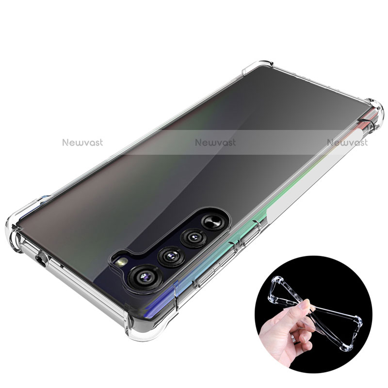 Ultra-thin Transparent TPU Soft Case Cover for Motorola Moto Edge Clear