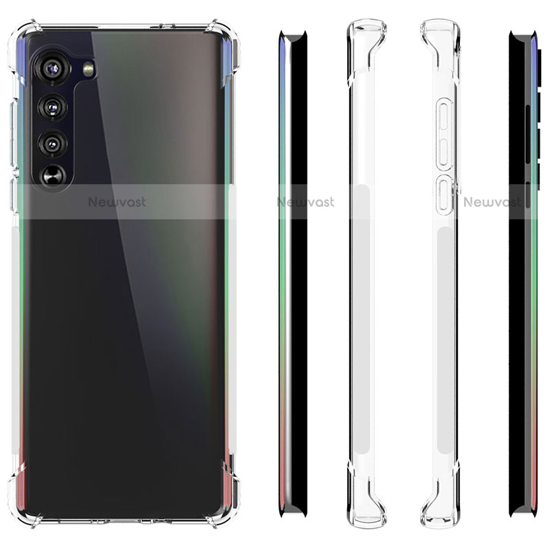 Ultra-thin Transparent TPU Soft Case Cover for Motorola Moto Edge Clear