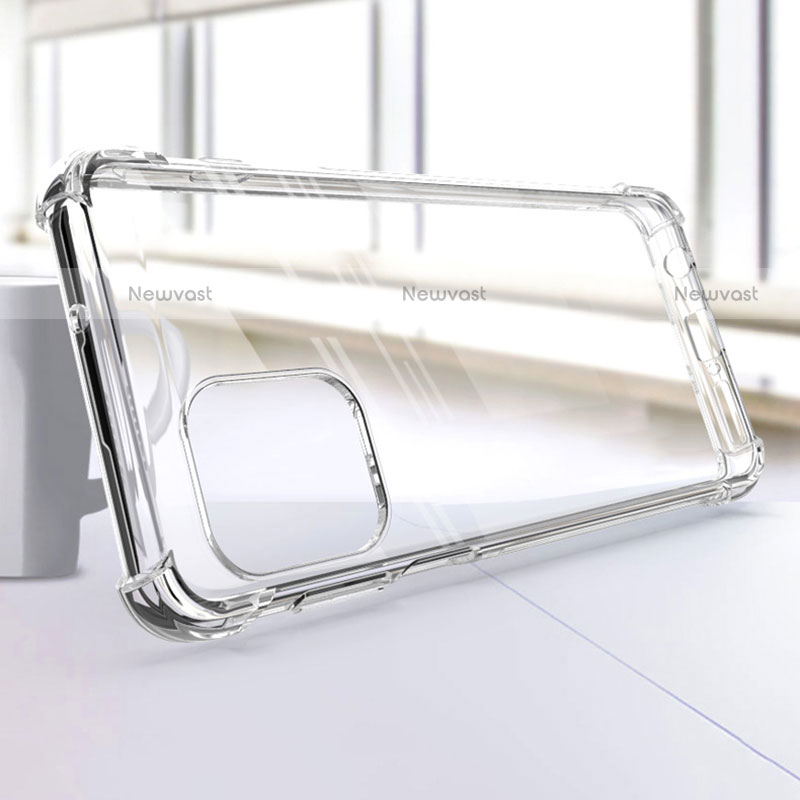Ultra-thin Transparent TPU Soft Case Cover for Motorola Moto G100 5G Clear