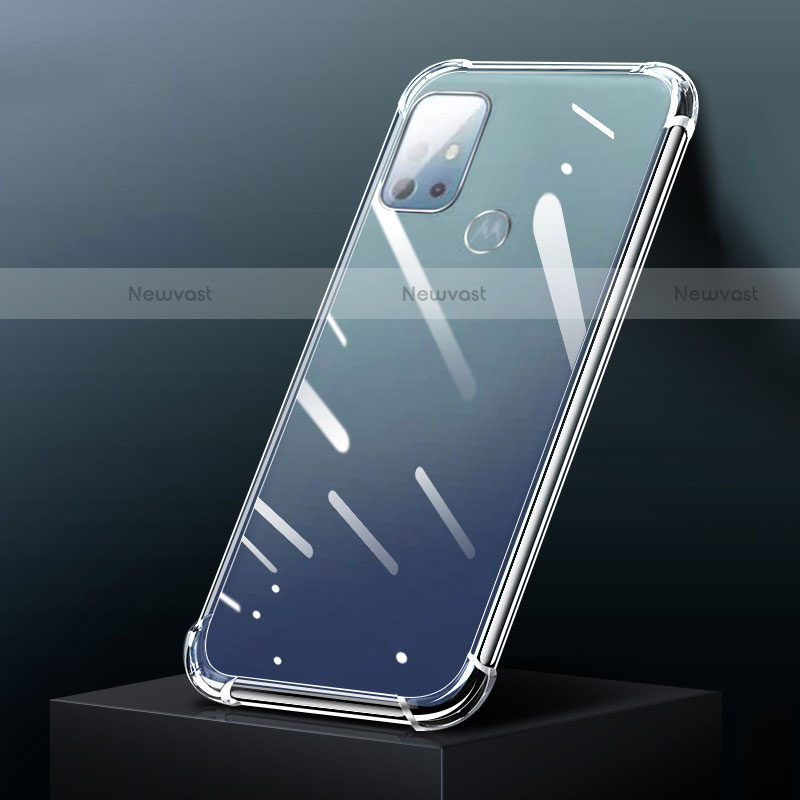 Ultra-thin Transparent TPU Soft Case Cover for Motorola Moto G20 Clear