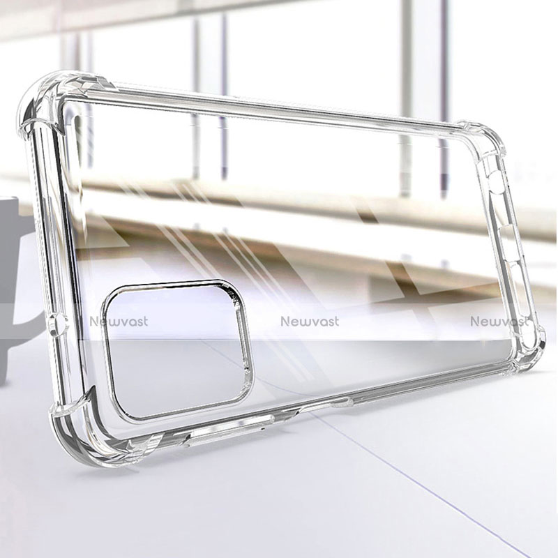 Ultra-thin Transparent TPU Soft Case Cover for Motorola Moto G50 Clear