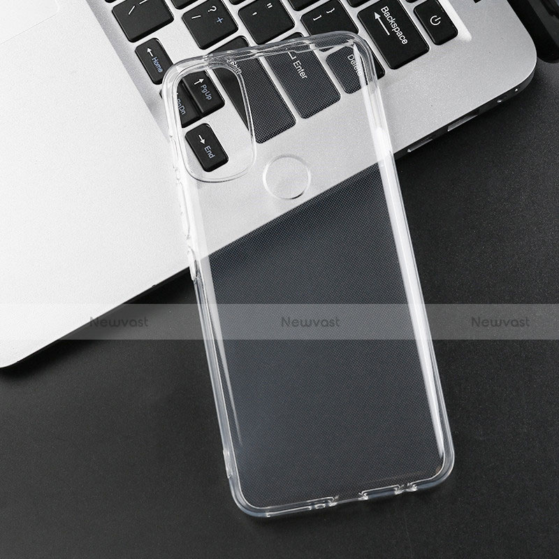 Ultra-thin Transparent TPU Soft Case Cover for Motorola Moto G60 Clear