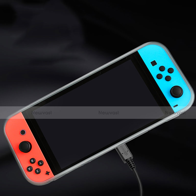 Ultra-thin Transparent TPU Soft Case Cover for Nintendo Switch Gray