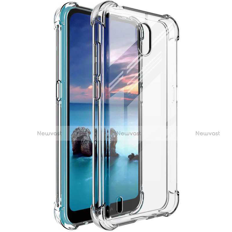 Ultra-thin Transparent TPU Soft Case Cover for Nokia 1.3 Clear