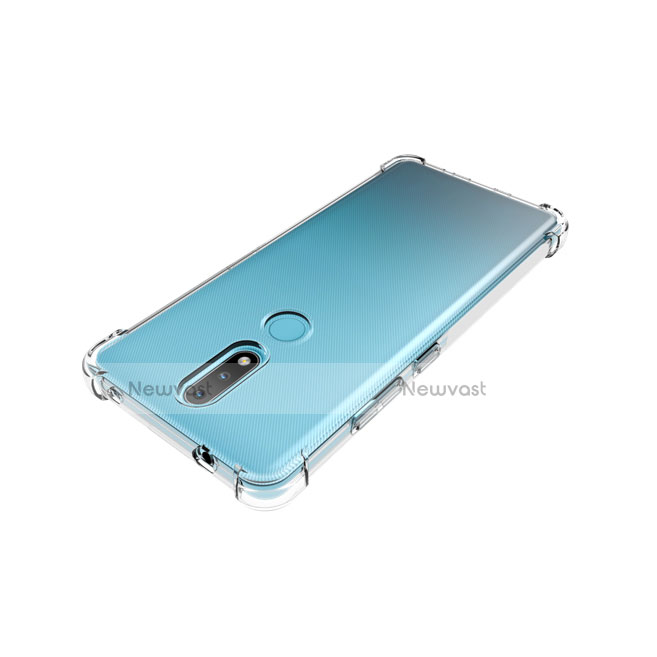 Ultra-thin Transparent TPU Soft Case Cover for Nokia 2.4 Clear