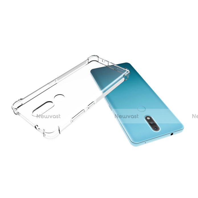 Ultra-thin Transparent TPU Soft Case Cover for Nokia 2.4 Clear