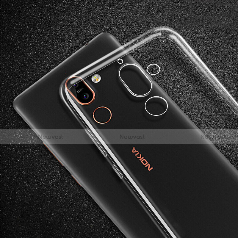 Ultra-thin Transparent TPU Soft Case Cover for Nokia 7 Plus Clear