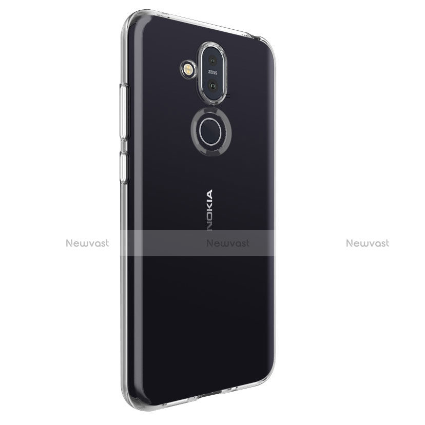 Ultra-thin Transparent TPU Soft Case Cover for Nokia X7 Clear