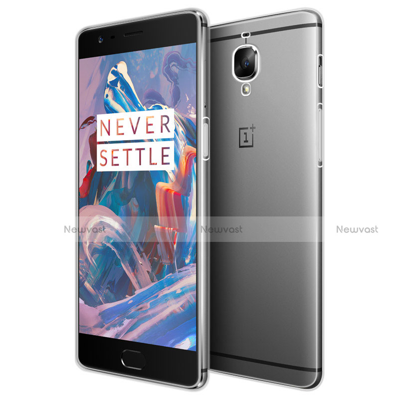 Ultra-thin Transparent TPU Soft Case Cover for OnePlus 3T Clear